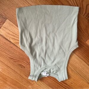 Tilly's Sage Green Ribbed Tank Top